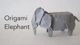 Origami African Elephant Tutorial - Designed by Ryan Welsh