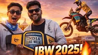 India Bike Week 2025 🔥 | IBW Experience, Stunts & Crazy Vibes!