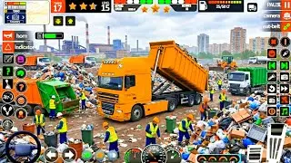 Real Garbage Truck Driving 2026 | City Waste Collection Truck Games Android Gameplay HD