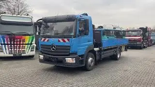Mercedes- Benz Atego 1224 mit HMF 875 K2 Kran