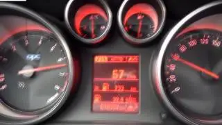 Opel Astra OPC 2.0 Turbo Ecotec 280 hp acceleration 0-100 km/h. Опель Астра ОПС турбо разгон -100