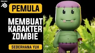 Tutorial Modeling Karakter Zombie Lucu dengan blender 2.83