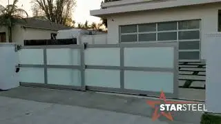 Where Security Meets Style: A Star Steel Gate Installation