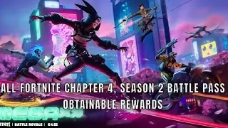Fortnite Chapter 4, Season 2 Battle Pass Showcase [+ Bonus Rewards, Quest Rewards, & Crew Pack Skin]