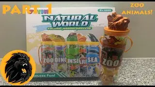 Zoo Animals Toys Collection 🐘 Part 1 Elephant Tiger Deer Bear Natural World Jungle Animal Toy Set