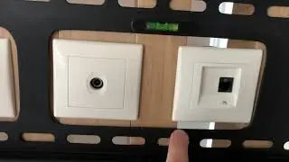 Installation of sockets, 220v, cable, and Internet... Perfect installation...