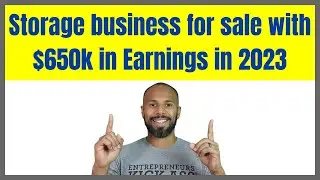 Storage business for sale with $650k in Earnings in 2023
