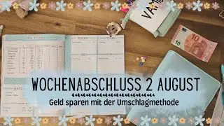 Wochenabschluss 2🌴 Geld sparen mit der Umschlagmethode🌼 Geld Sparen