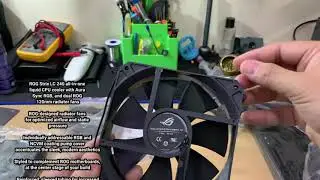 UNBOXING | ASUS STRIX LC 240 AIO GB AIO Liquid CPU Cooler 240mm Radiator Dual 120mm with FanXpert