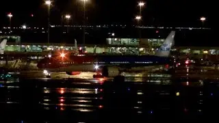 [4K] Stunning Night Spotting at Amsterdam Airport Schiphol | B777, B787, A340 & More