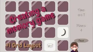 Creating a memory game in Unity - #1 Grid Layout implementation