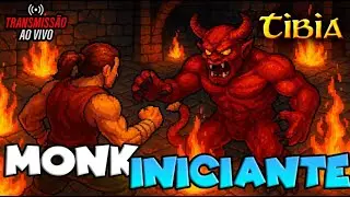 Tibia -MONK - NOVATO/JADEBRA - 100 ao 200 DIA 13 #tibia  #monk #tibiaonline