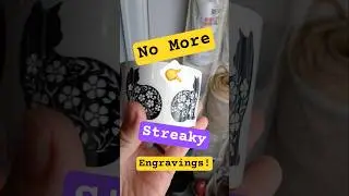 Get a Perfectly Black Laser Engraving on Ceramic with This Trick! #laser #laserengraving #lasertips