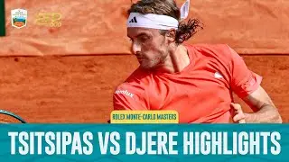 Stefanos Tsitsipas vs Laslo Djere Highlights | Rolex Monte Carlo Masters 2024