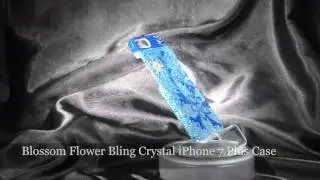 Blossom Flower Bling Swarovski Crystal iPhone 7 Plus Case For Christmas 2016