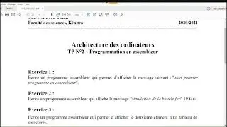 TD 2-Architecture des ordinateurs -assembleur 8086_partie 1