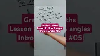 #05 Intro to ANGLES #grade5 #maths #grade5maths #mathematics #learnmaths #education #linesandangle