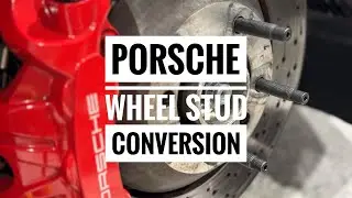 How To Install Wheel Stud Conversion on Porsche 911 Cayman and Boxster