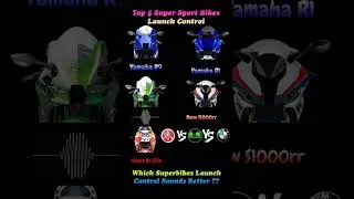 Which Super Bikes Launch Control Best in Class ? 🔥 #s1000rr #zx10r #r9 #r1 #rc213v #kawasaki #shorts