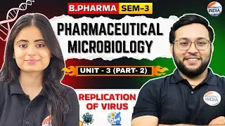 Replication Of Virus I Microbiology | Part -2 | Unit - 3 | Semester - 3 | B.Pharm #microbiology