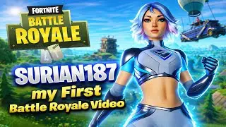 My First Fortnite Battle Royale video with the Lightrider Skin