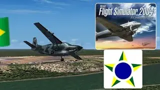 Flight Simulator 2004. Voo Marab&aacute; (SBMA)/Caraj&aacute;s (SBJC).