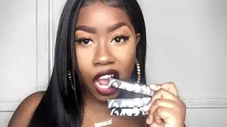 FENTY BEAUTY MATTEMOISELLE LIPSTICK SWATCH & REVIEW | DARK SKIN | THE TASTEMAKER