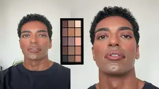 Using an eyeshadow palette for the first time 🎨 Makeup Revolution Reloaded Basic Mattes
