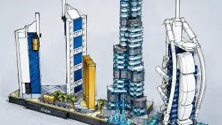 LEGO Dubai Skyline Build | LEGO Architecture