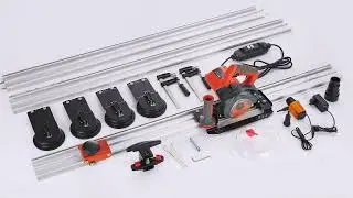 How to cut large format tiles? TILER Large Format Slab Cutter Electric and Manual 2 in 1 Kit DE-125