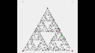 Fractal Generating Random Walk: What if you don't go half way? What if you go less than half way?