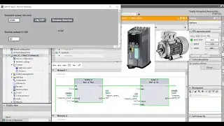 TIA Portal SINAMICS G120 induction motor speed control using PLC analog output