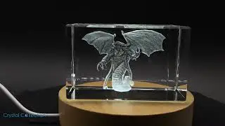 Typhon Art |  3d Engraved Crystal Keepsake | Gift/Decor| Collectible| Souvenir - FSF4
