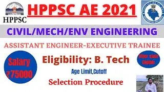 HPPSC AE VACANCY|HPPSC LATEST NOTIFICATION 2021|HPPCL AE|HPPCS SYLLABUS|Civil Discovery|