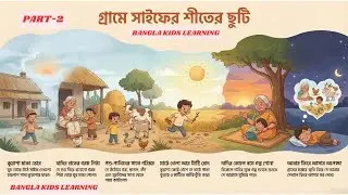 Saif's village trip during winter vacation | Funny story of grandfather's house | Bangla Kids Vid...