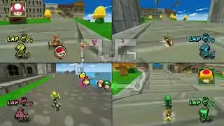 Mario Kart Wii Custom Tracks (History) ✦ 4 Players #869 (3 Tracks) Mirror