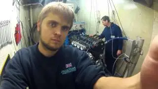 Mick's escort engine on the dyno at JGE 191HP!