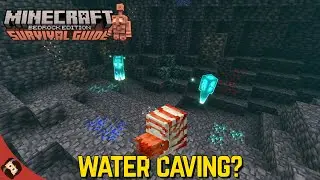 Is Water Caving With The Nautilus Worth It? | Minecraft Bedrock Survival Guide EP 5