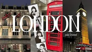 LONDON, ENGLAND: Selfridges, secret vintage photo booth, trying new foods (a travel vlog)