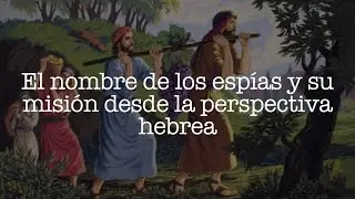 Los 12 &ldquo;esp&iacute;as&rdquo; sus nombres y misi&oacute;n desde la perspectiva hebrea