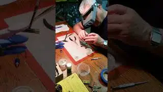 French Round Clock Movement Repair Part 7
