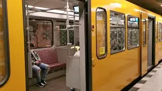 U-Bahn Berlin Mitfahrt im F92 auf der U7 [1080p]