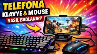 Telefona Klavye Mouse Bağlamak - Klavye Mouse Nasıl Bağlanır (Telefonu PC yap!)