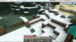 aflyingiPh0ne plays Minecraft - Episode 3: Wall Building!