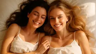 Sunlight On Our White Sheets | Lesbian Love 