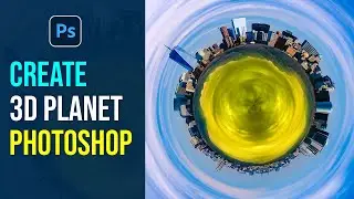 How to easy create 3D planet in photoshop tutorial | cyberalicreation