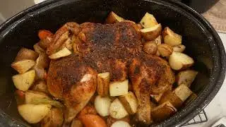 Classic Oven Roasted Chicken and Potatoes 