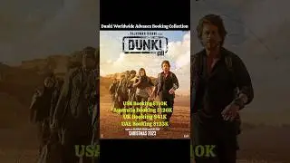 Dunki Advance Booking Collection | Dunki Adwance Booking Report | #dunki  #srk