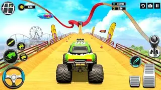 Monster Truck Mega Ramp Extreme Racing - 4x4 Ultimate Car Stunts GT Racing - Android Gameplay