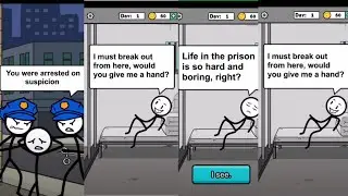 Stickman Escape Plan Ep. 1 | Jail Break | Word Story - Day 1 To 10 | Best Android Game 2021